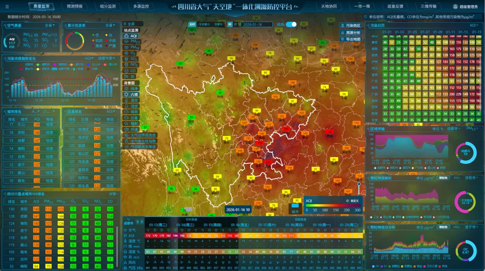 四川省“天空地”一体溯源防控平台